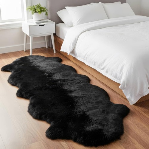 Genuine sheepskin rug - genuine, double